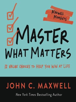 cover image of Master What Matters
